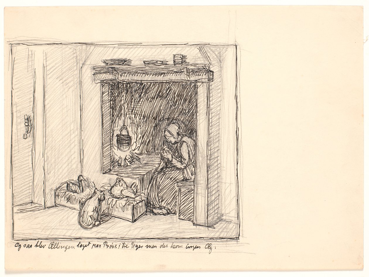 And Then the Duckling Was Put to the Test... by Fritz Syberg