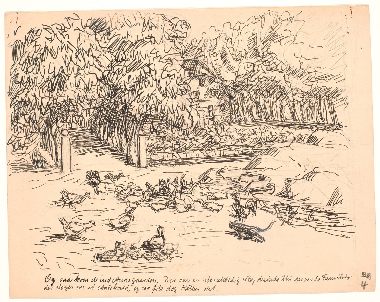 And Then They Entered the Duck Yard... by Fritz Syberg