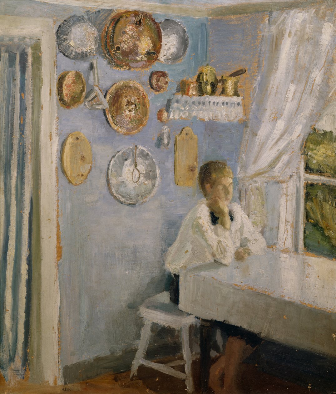 Harald at the Breakfast Table by Fritz Thaulow