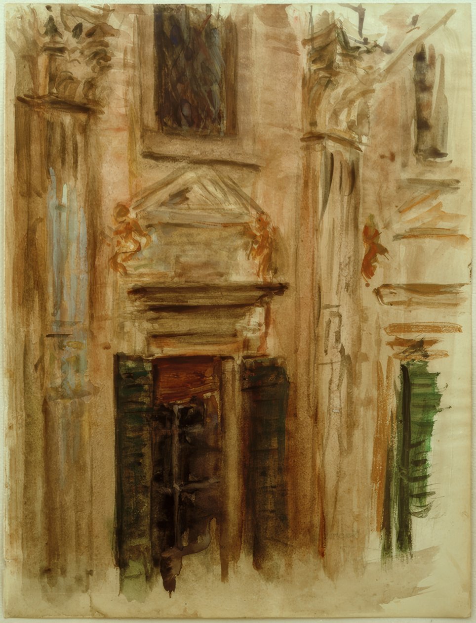 Architectural Study by Fritz von Uhde