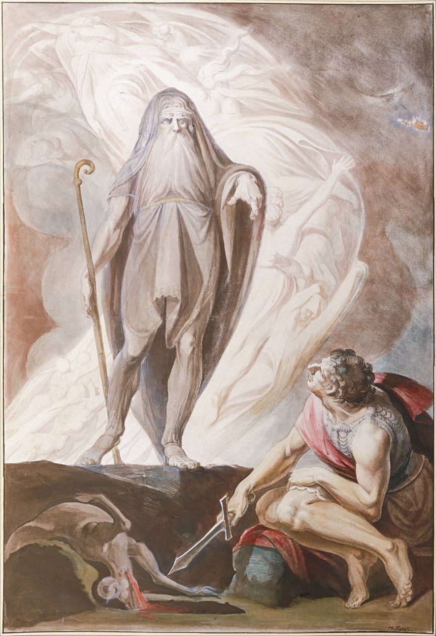 Teiresias Foretells the Future to Odysseus, 1780-1783 by Füssli