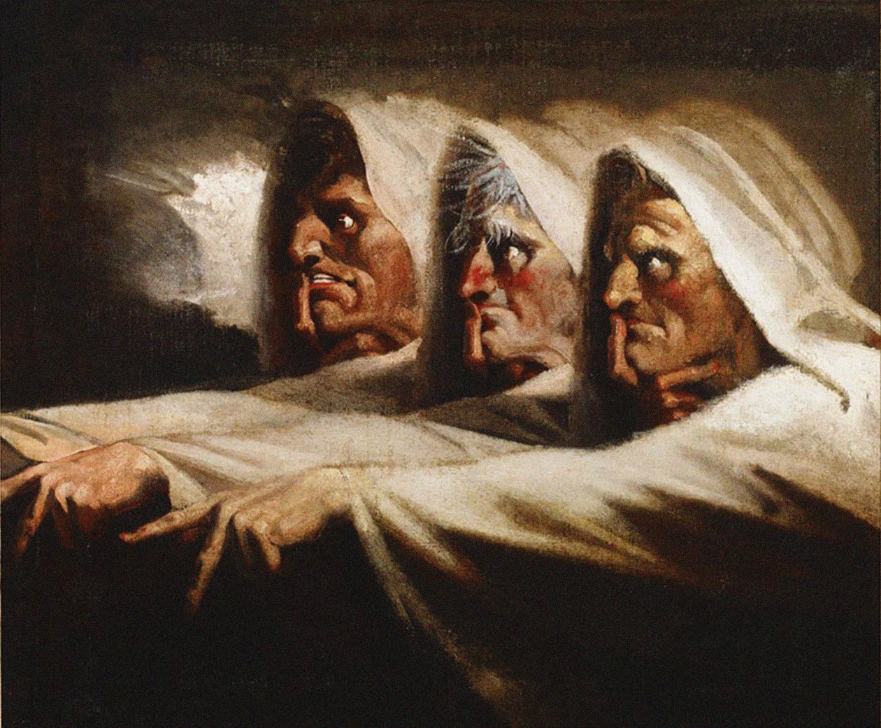 The Weird Sisters The Three Witches, ca 1782 by Füssli