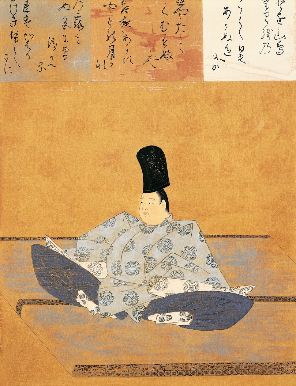 Portrait of Emperor Go-Toba, attributed to Fujiwara no Nobuzane, Japan, Japanese Civilisation by Fujiwara  Nobuzane