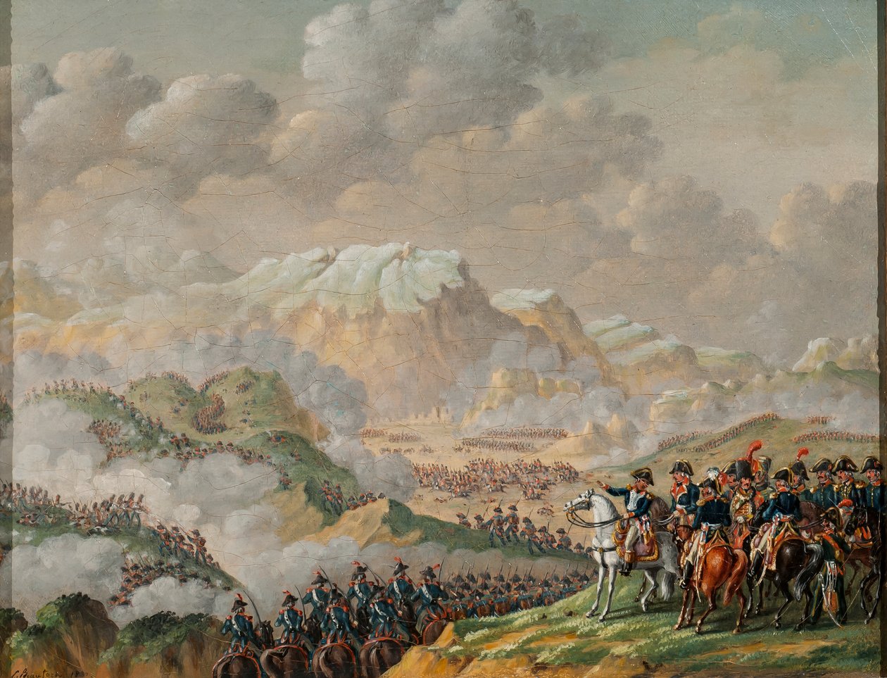 Battle of Rivoli, 13th January 1797 by G. Beaufort