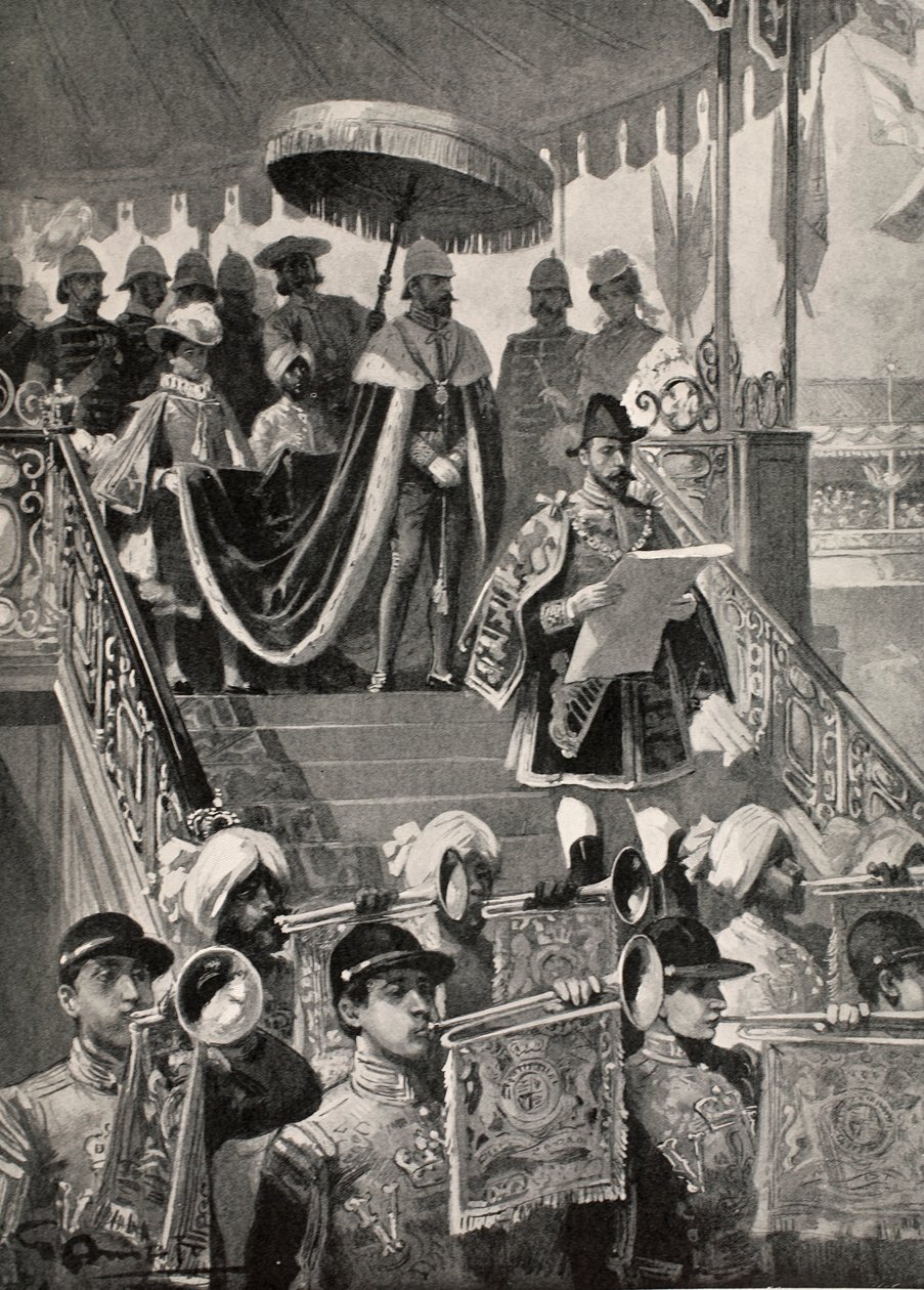 The First Proclamation of the Indian Imperial Title of the British Crown at Delhi, New Year