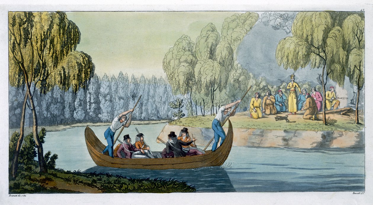 Deception of Captain Wallis by Queen Oberea by G Bramati