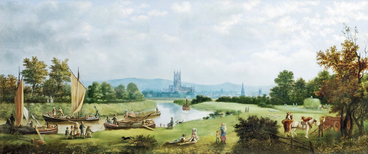 Glorious Summer, Gloucester from the North West, 1879 by G. F. Walton