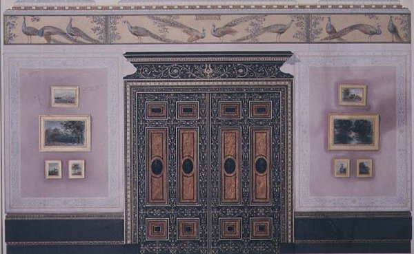 Design for the interior of No.1 Grosvenor Crescent, London by G. Hutchinson