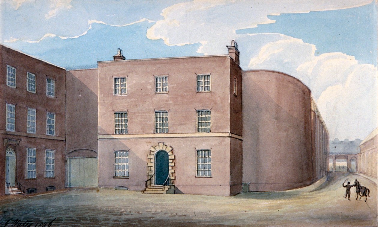 View of the Entrance to King