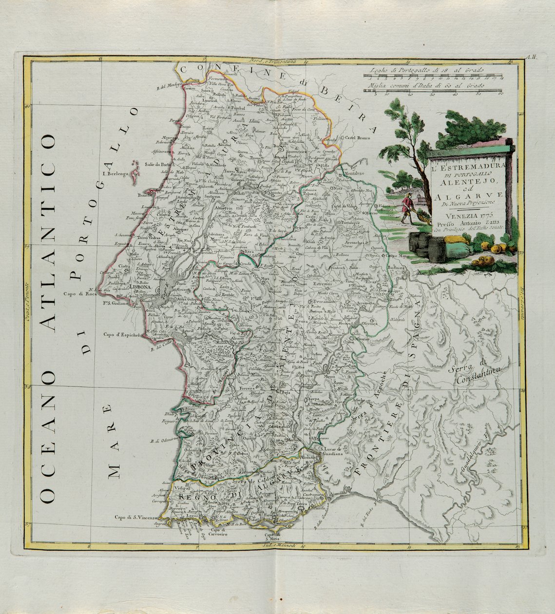 Extremadura of Portugal Alentejo or Algarve by G. Zuliani