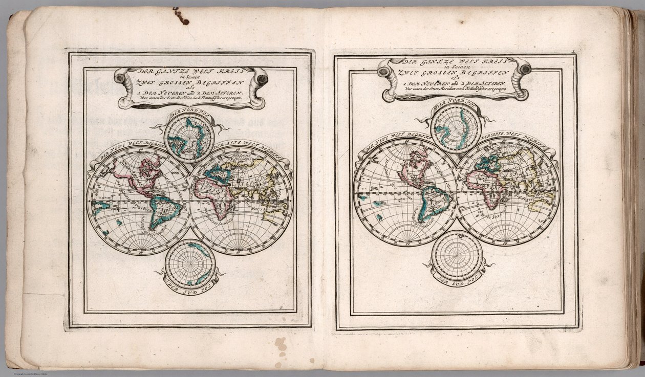 Atlas Curieux or New and Compendious Atlas by Gabriel Bodenehr