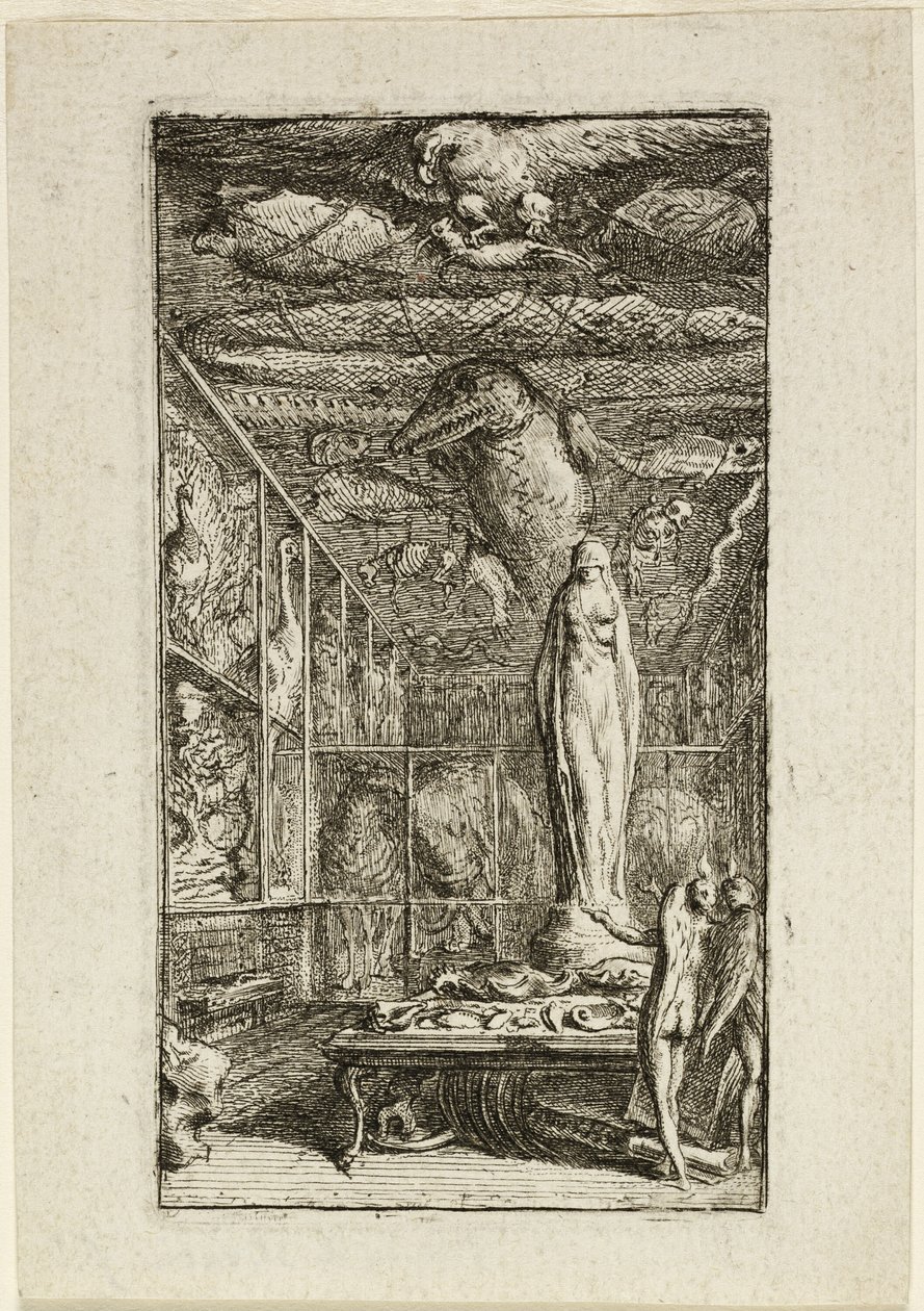 Frontispiece for Almanach Historico-Physique by Gabriel Jacques de Saint Aubin
