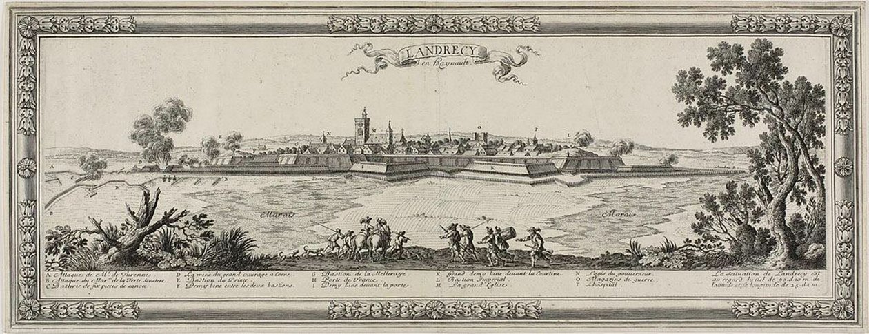 Landrecy in Hainaut, 1631 by Gabriel Perelle