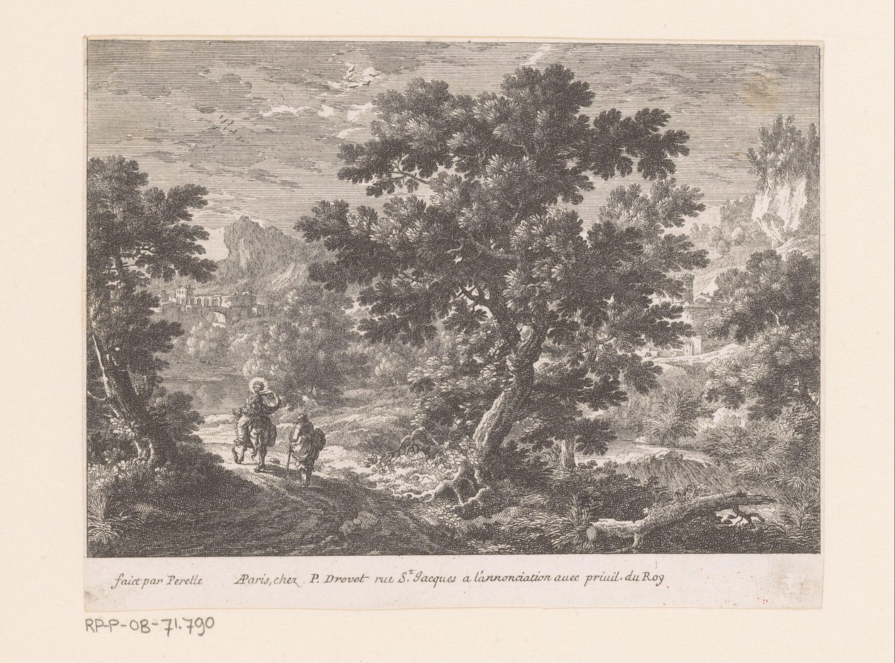 Flight into Egypt by Gabriel Perelle