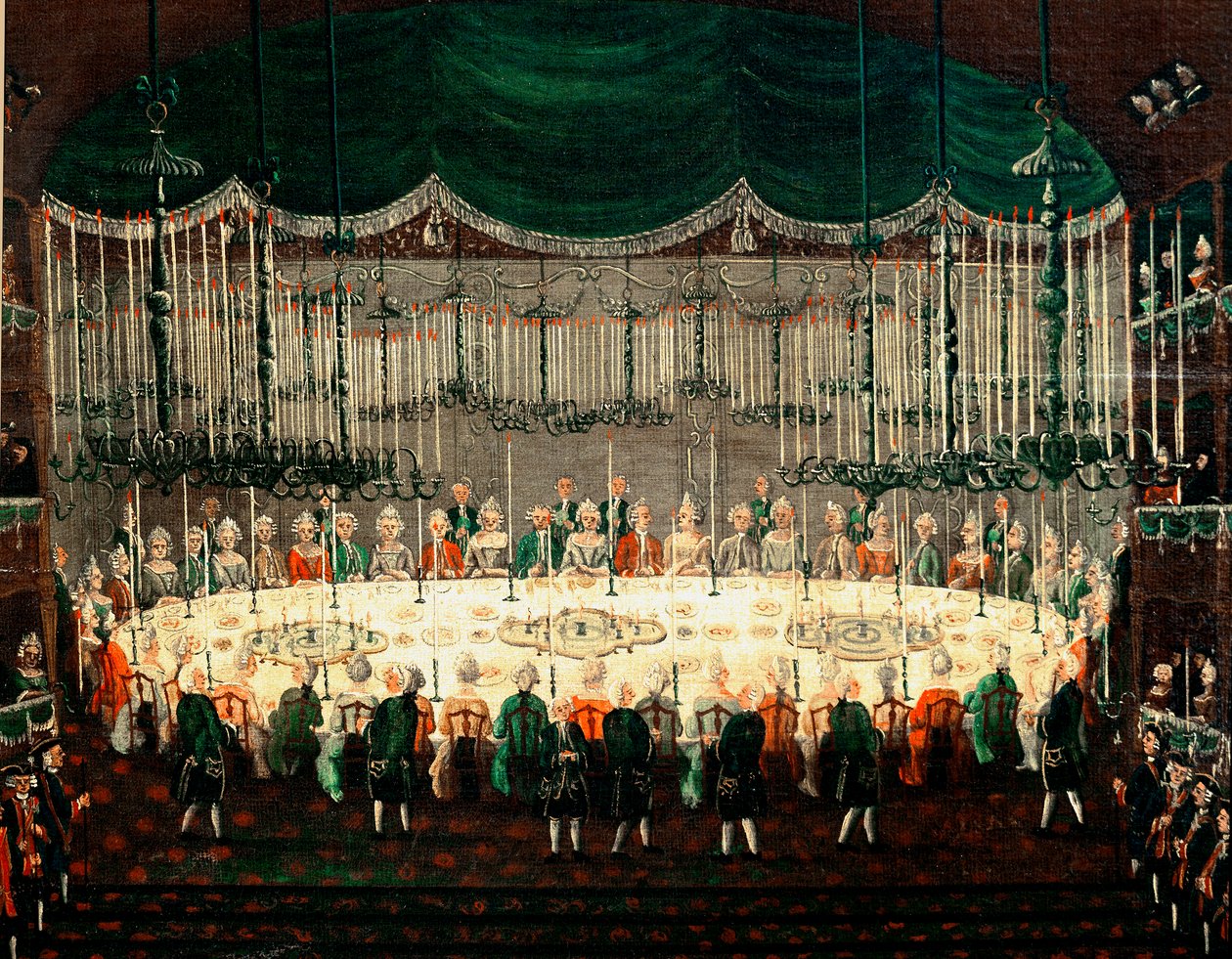 Reception in Honour of the Princes of the North (Detail) by Gabriele Bella