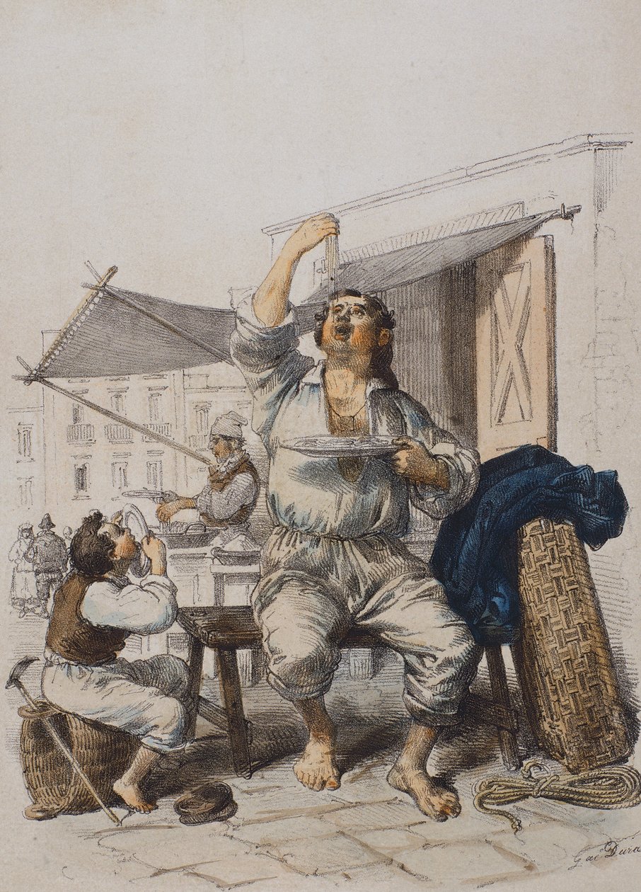 Mangia Maccaroni (Eaters of Pasta) by Gaetano Dura