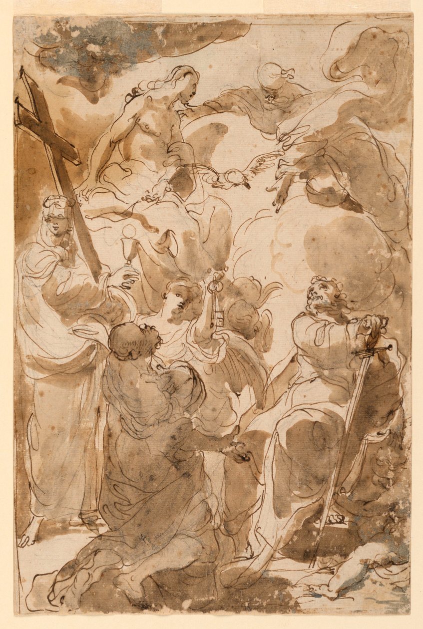 The Trinity and the Apostles, St. Peter and St. Paul, 1770–80 by Gaetano Gandolfi