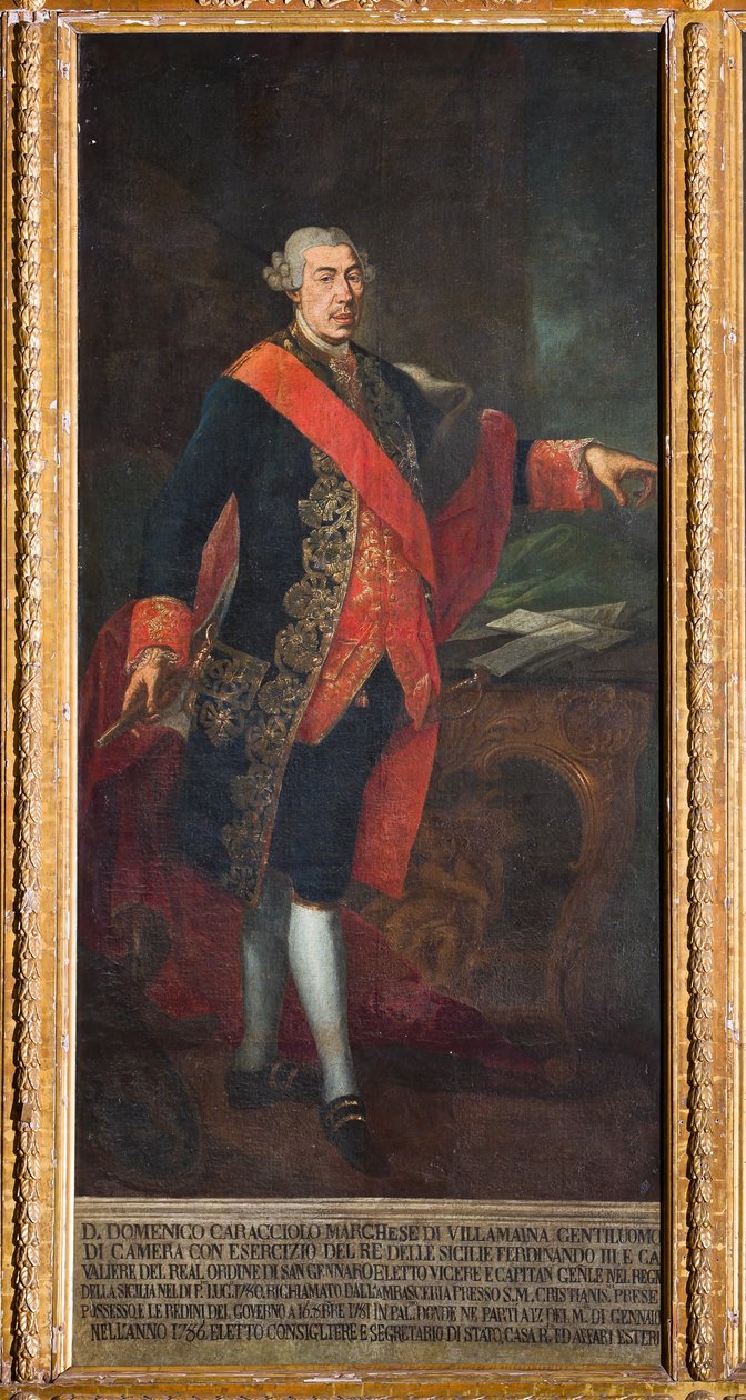 Viceroy Domenico Caracciolo by Gaetano Mangano