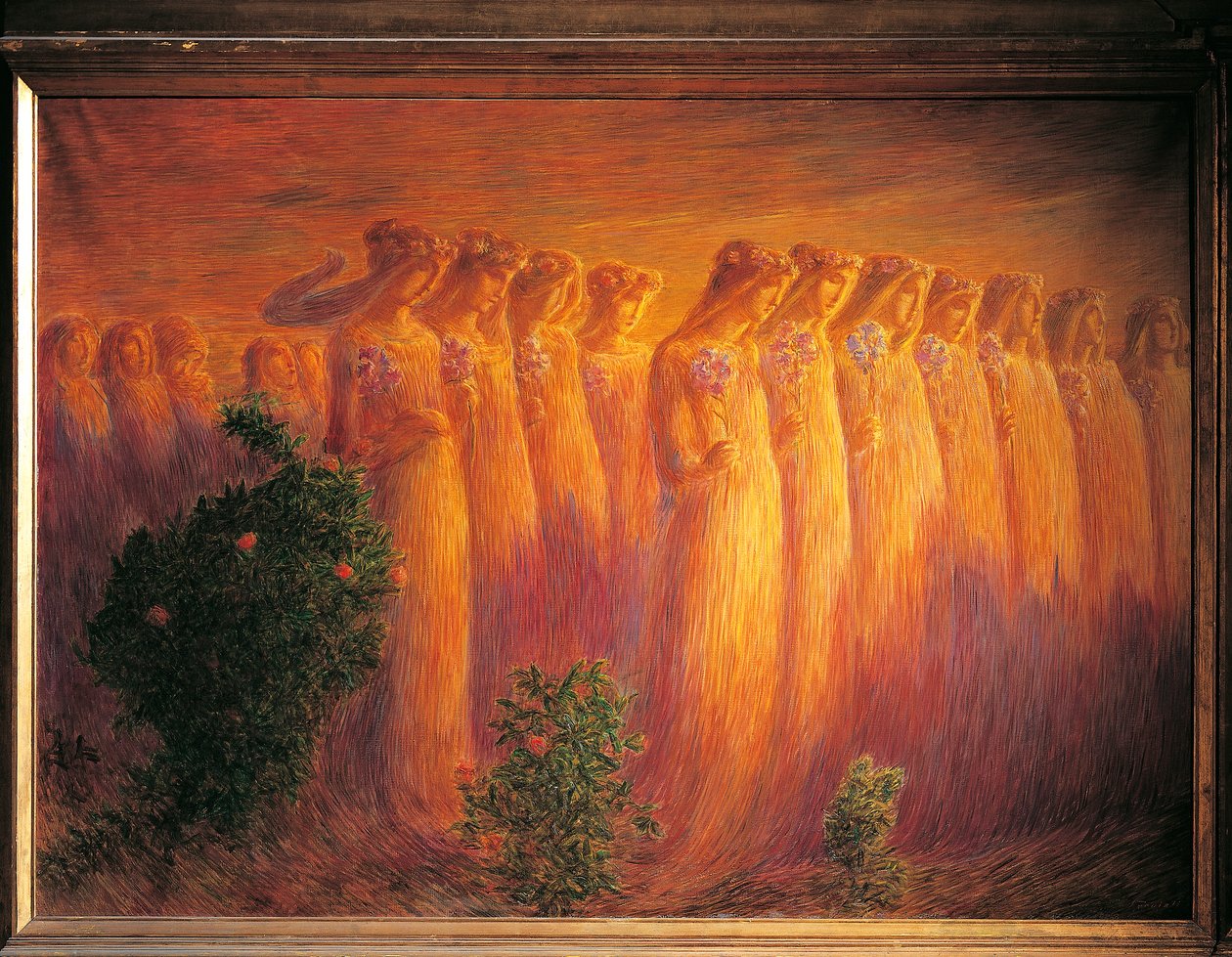 Funeral of the Virgin by Gaetano Previati