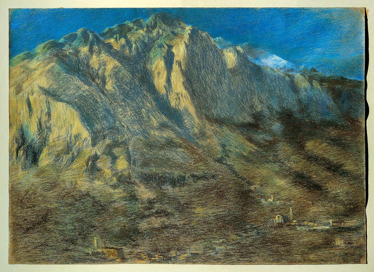 Mount Resegone by Gaetano Previati