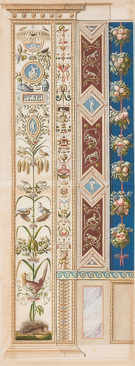 Pilaster Loggia XI (Decoration with Porcupine) by Gaetano Savorelli