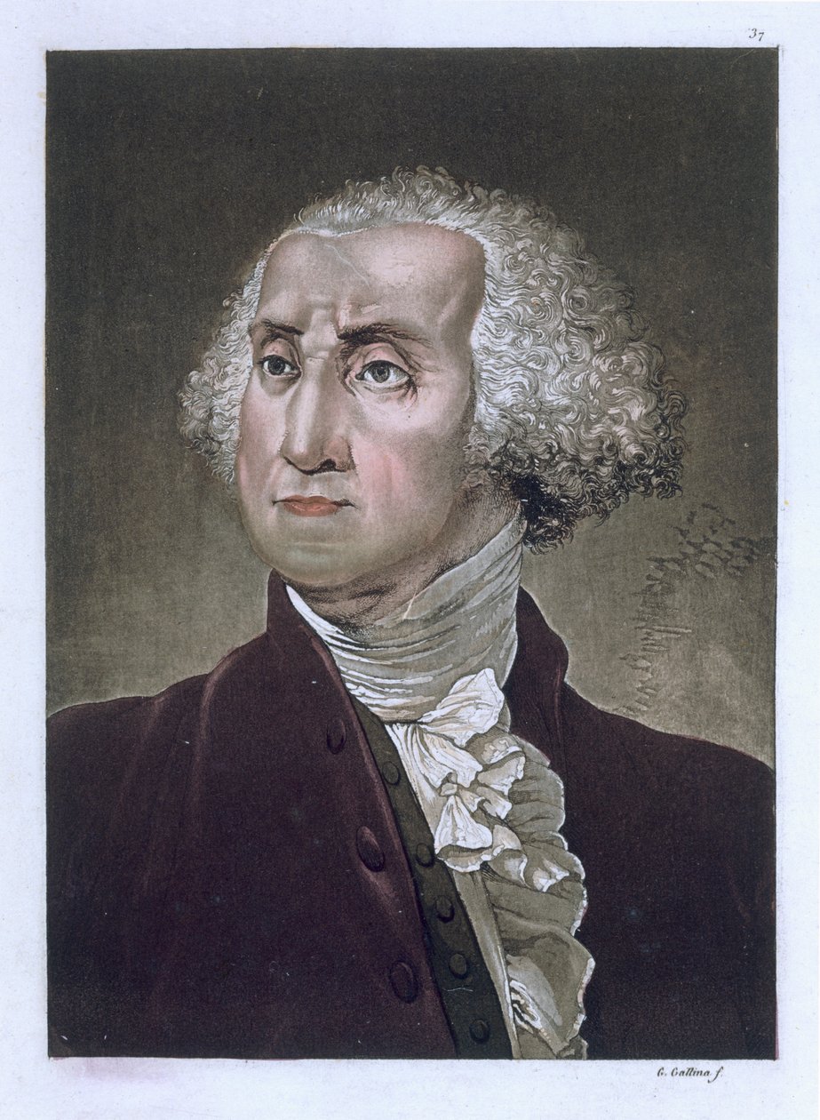Portrait of George Washington, from 