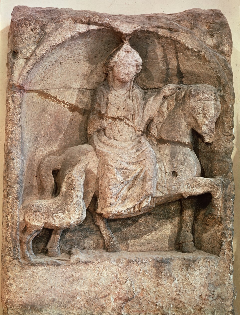 Relief Representing Epona, Gaulish Goddess and Protector of Horses ...