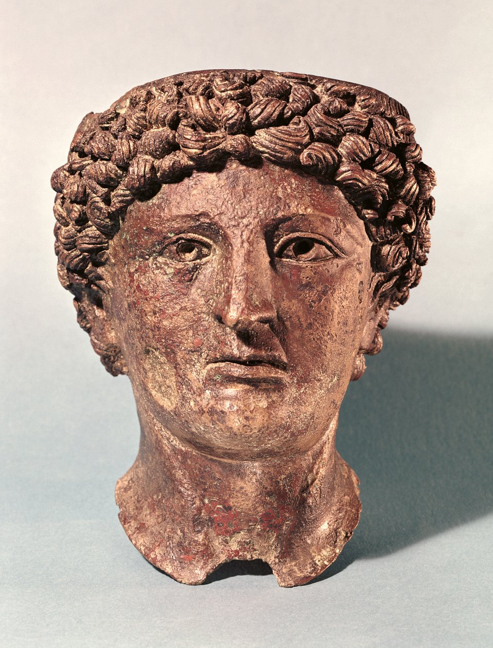 Head of Apollo, from Lillebonne by Gallo Roman