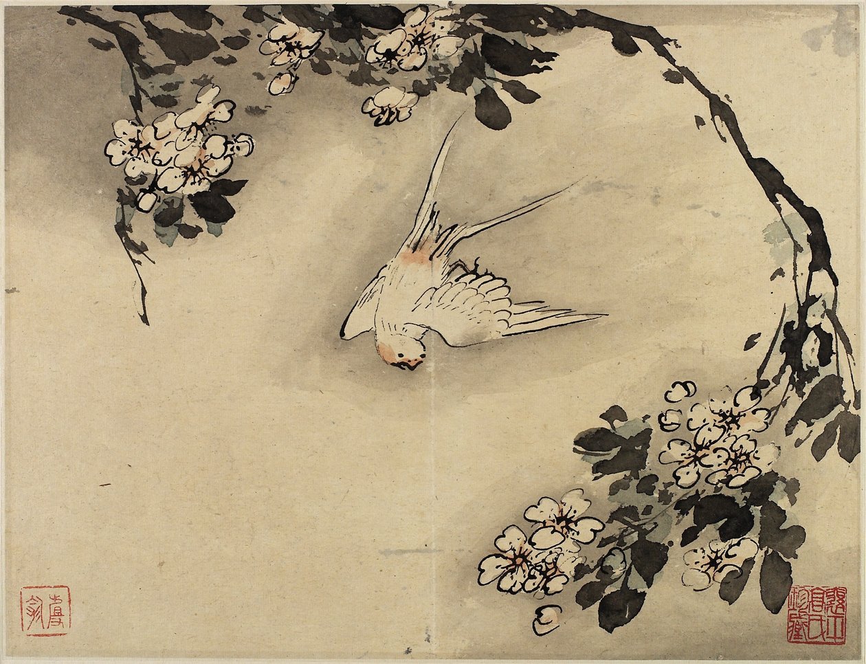 Finger Painting, from an album of ten by Gao Qipei