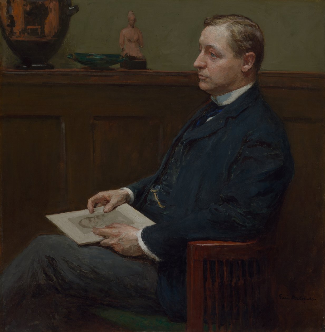 Portrait of Charles Lawrence Hutchinson by Gari Melchers