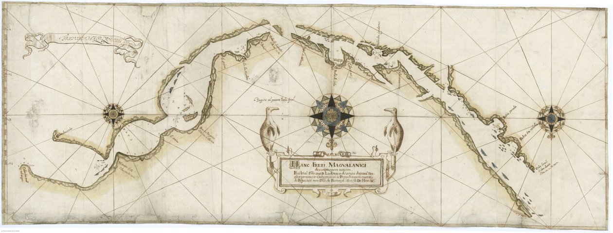 General Chart of the Strait of Magellan by Gaspar de Mere by Gaspar de Mere