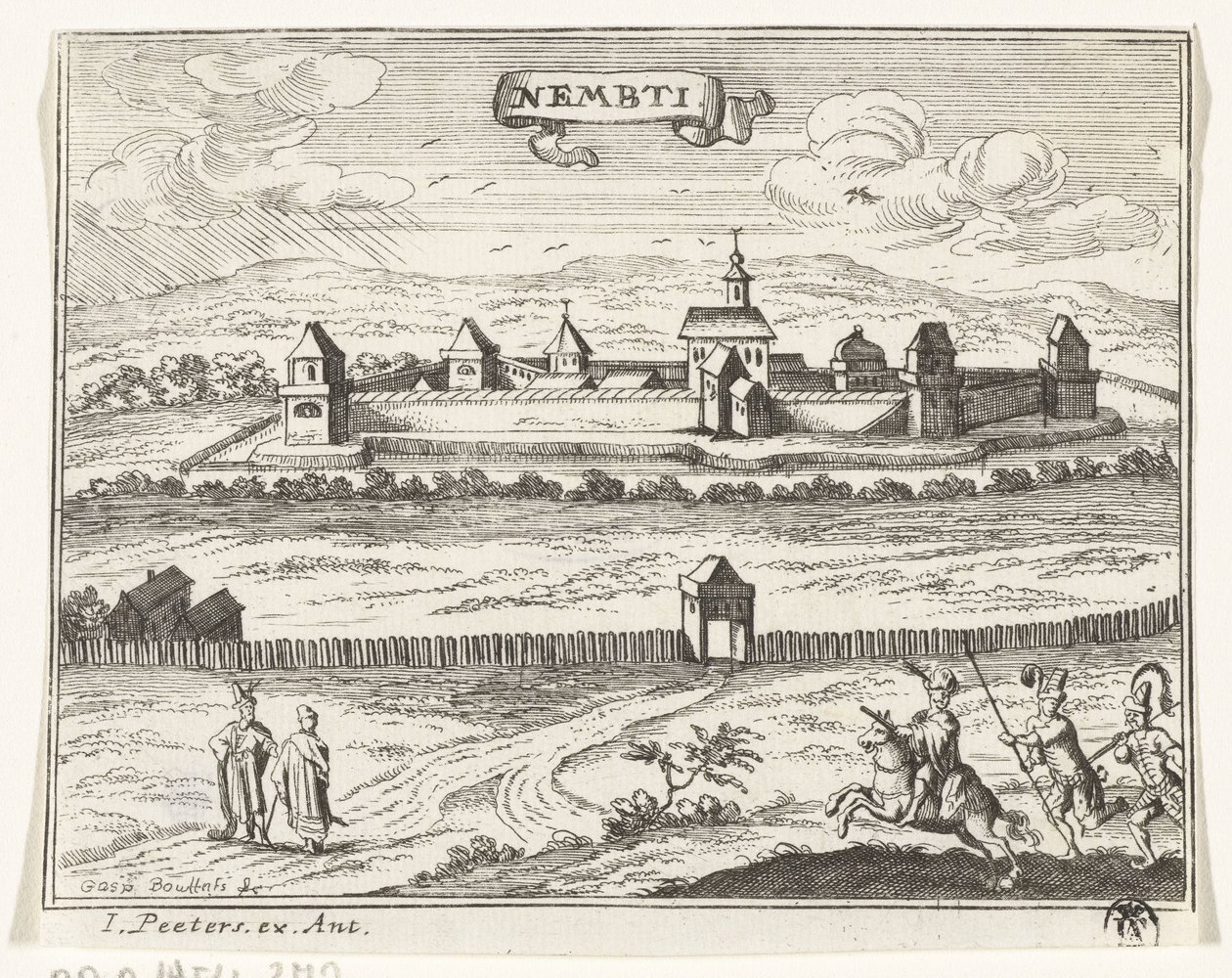 View of Lenti by Gaspar Bouttats