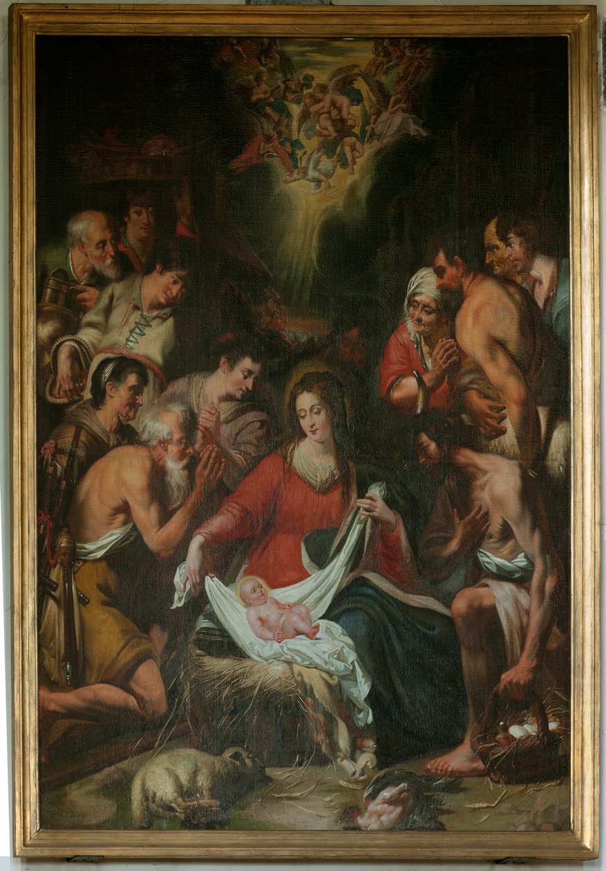 Adoration of the Shepherds, school of G. De Craeyer by Gaspar de (after) Crayer