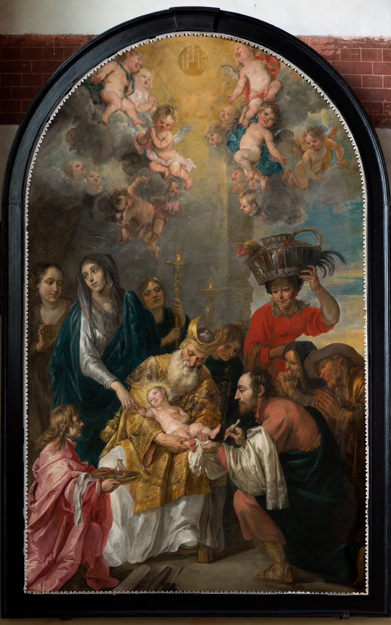 Parish Church (Parochiekerk Sint-Andries). Interior. Painting. Circumcision. by Gaspar De Crayer