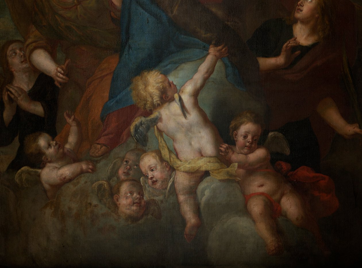 Parish Church (Sint-Walburgakerk). Painting. Gaspar de Crayer. 1652 by Gaspar De Crayer