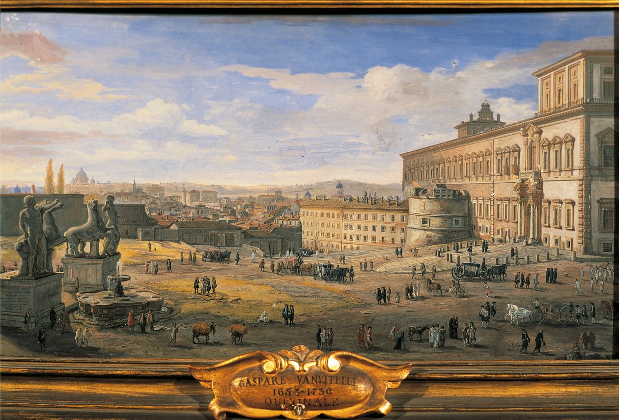 The Quirinal Palace by Gaspar van Wittel