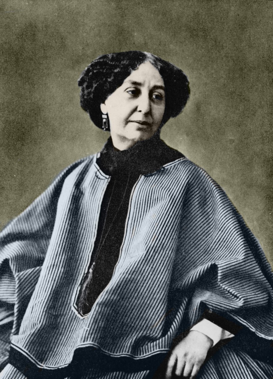 George Sand (Aurore Dupin, Baronne Dudevant) (1804-1876), French writer ...