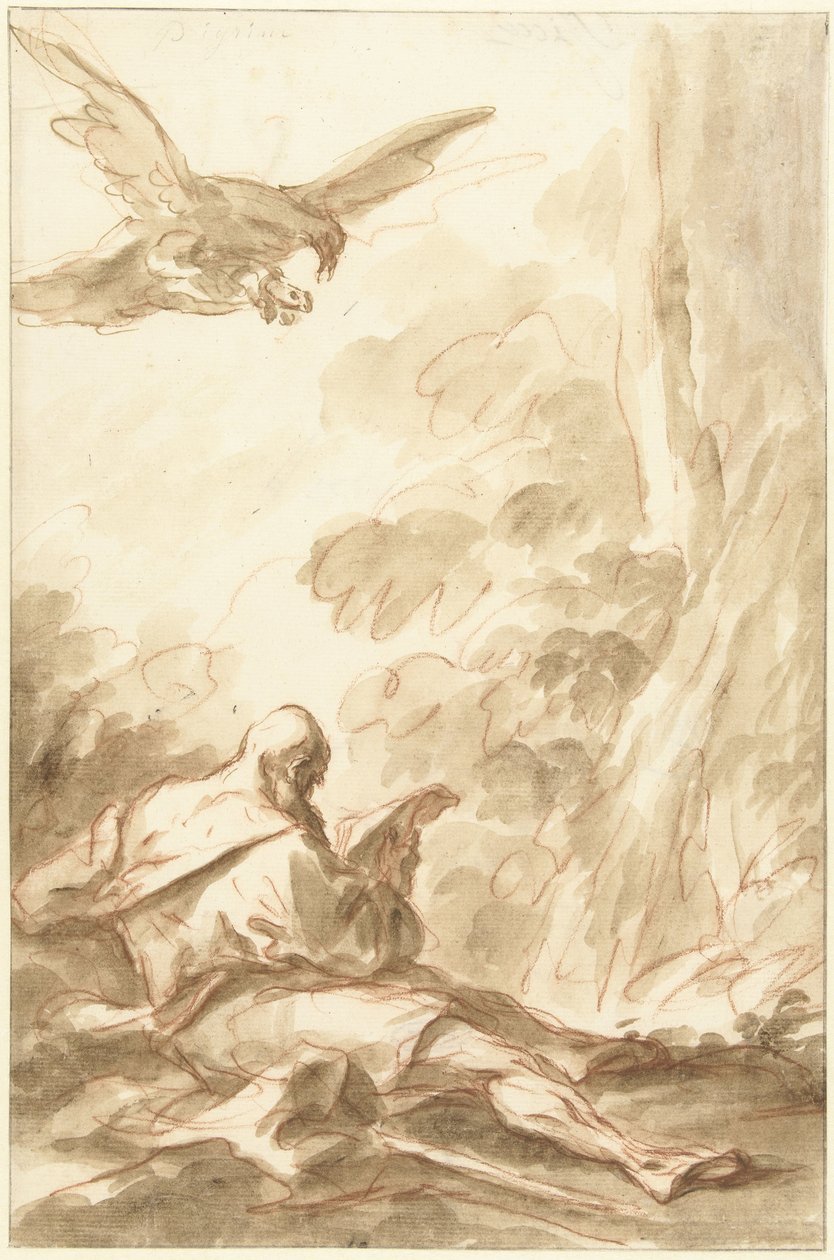 Elijah Fed by the Ravens by Gasparo Diziani (attributed to)