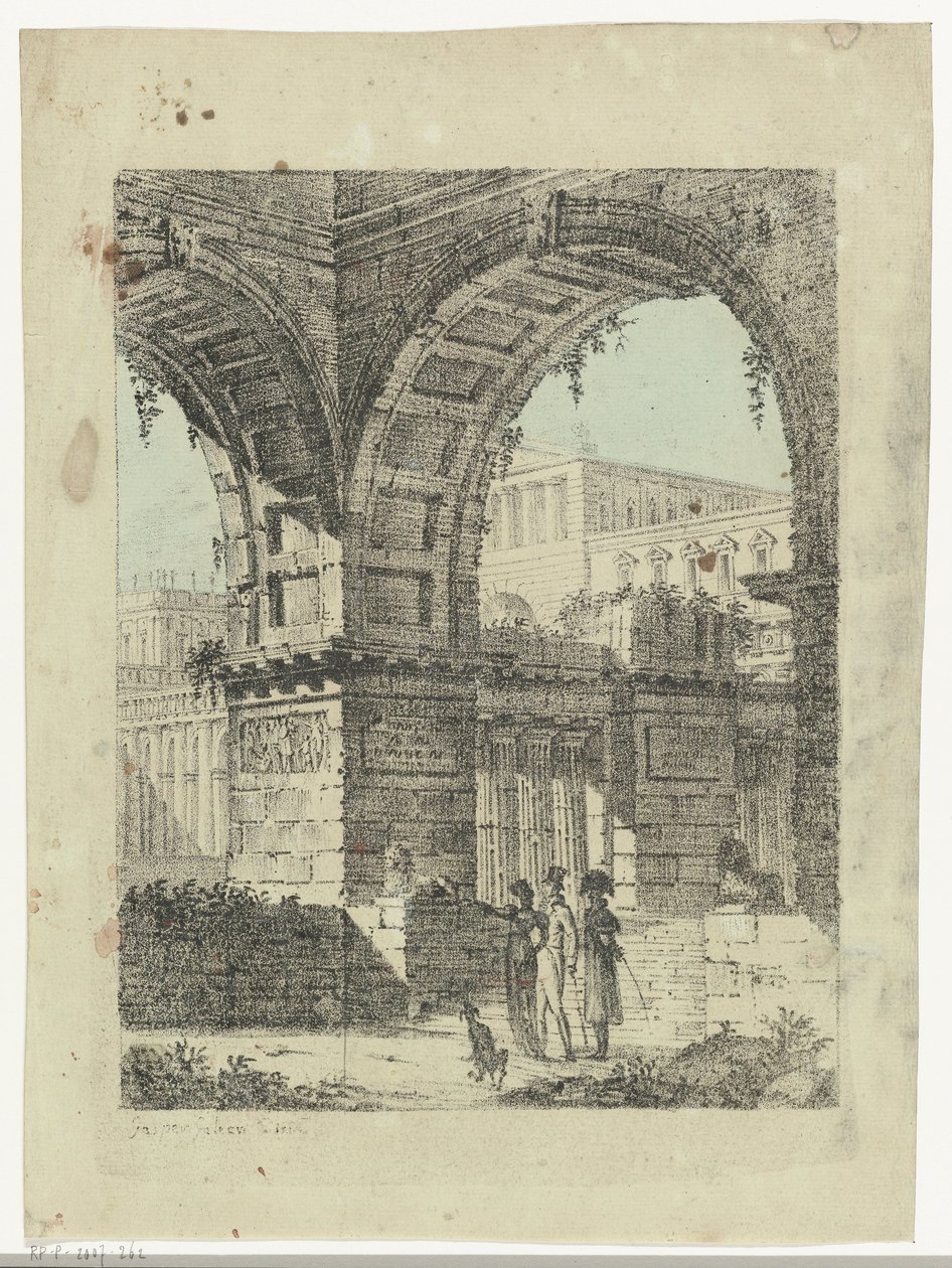 Ancient Arches by Gasparo Galliari