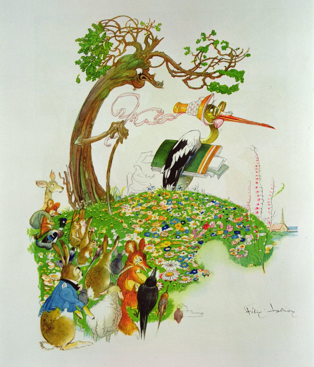 The Hare and the Tortoise, from 