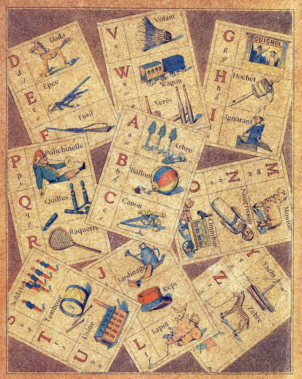 4th Cover of ABC des Joujoux ou Alphabet des Petits by Gaston Quenioux
