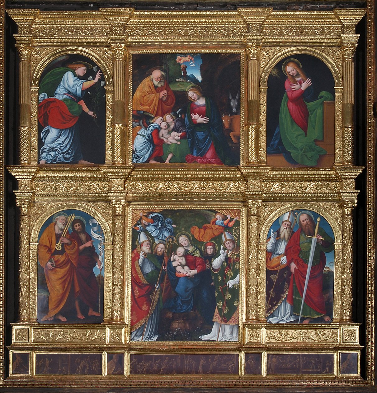 Annunciation and Nativity by Gaudenzio Ferrari