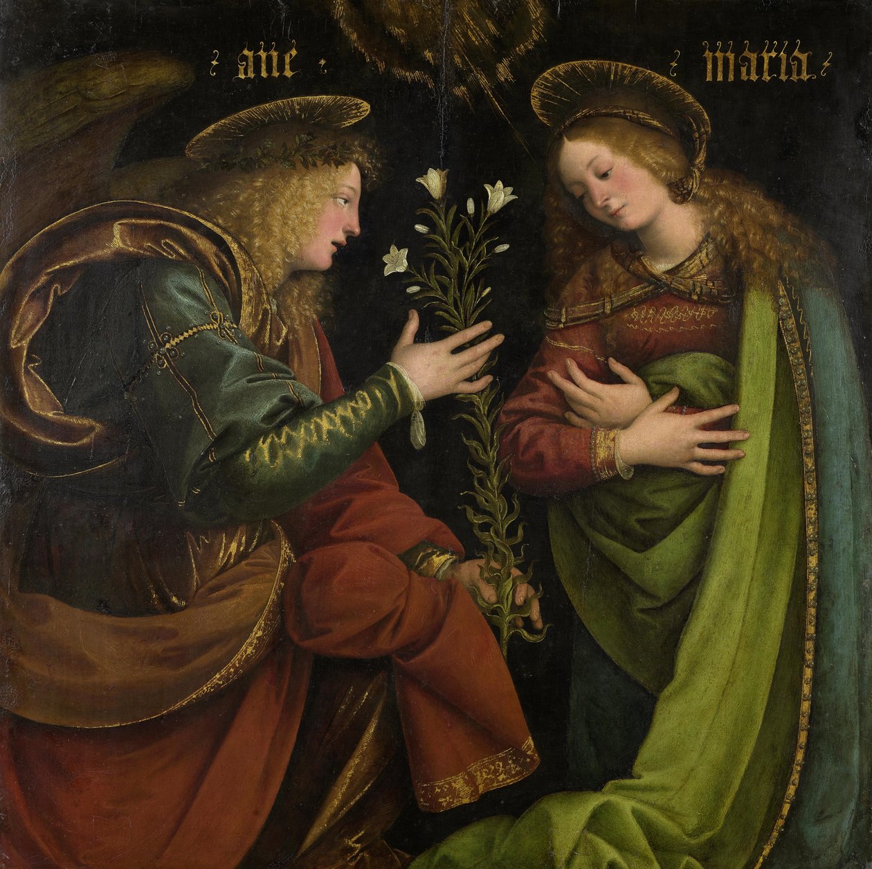 The Annunciation to Mary by Gaudenzio Ferrari