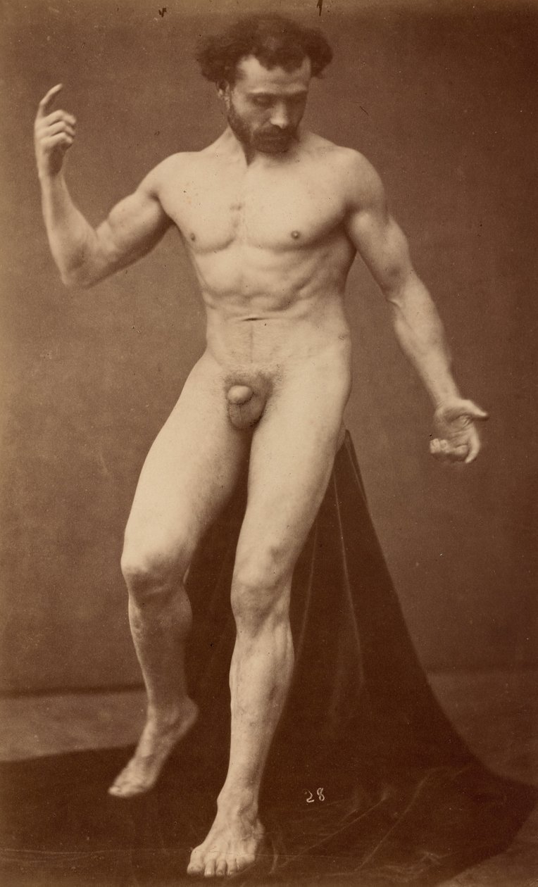 Nude Study, 1870s by Gaudenzio Marconi