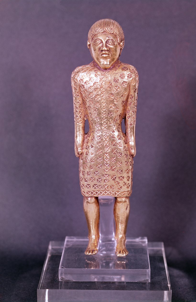 Statuette of a man, from Le Mans, 475-300 BC by Gaulish