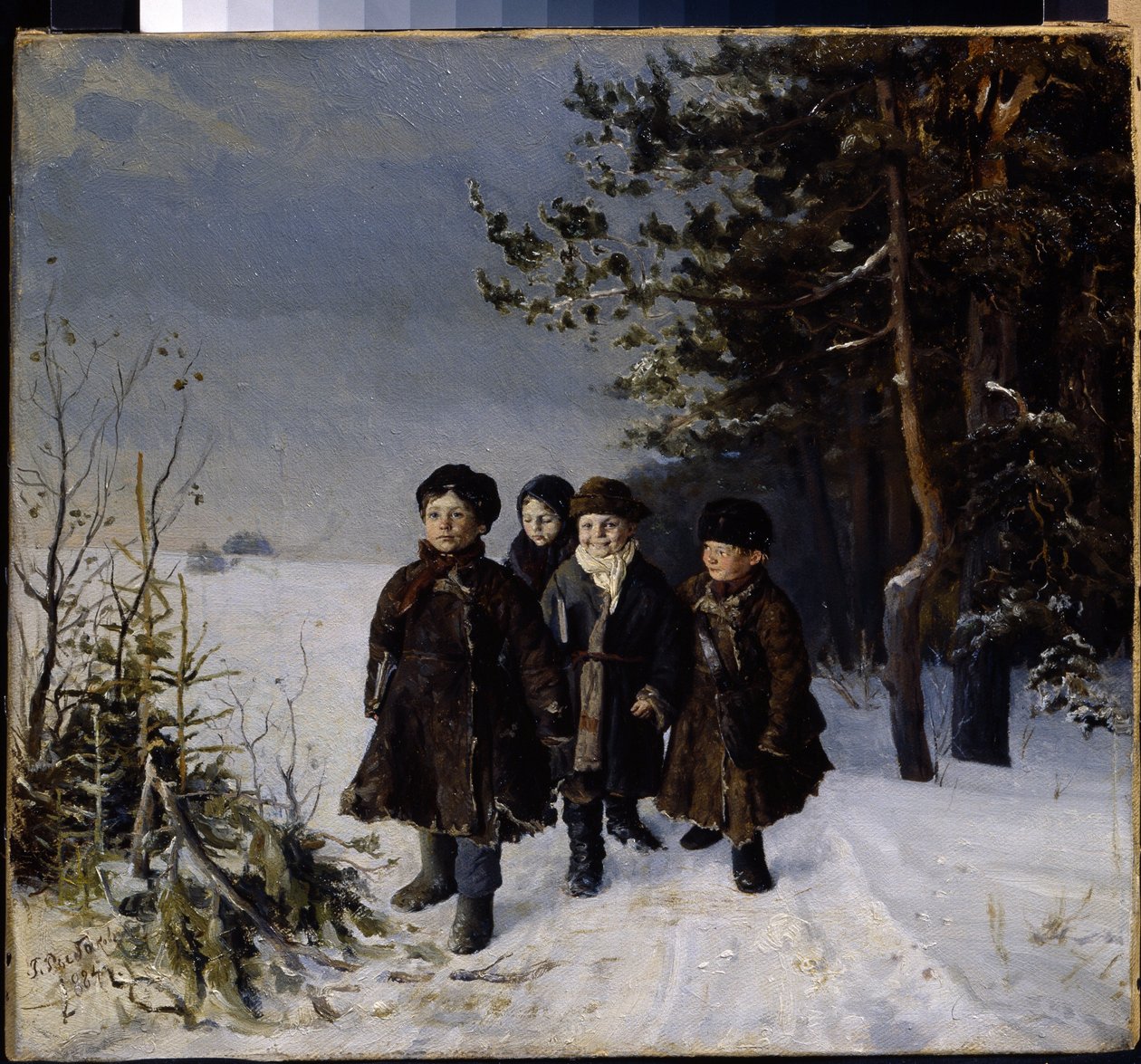 Return from School by Gavriil Fyodorovich Rybakov