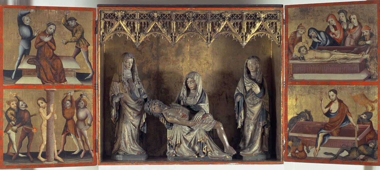 Altarpiece depicting the Lamentation and the Passion of Christ (Altar of St. Elizabeth Thuringia) by Gdansk School