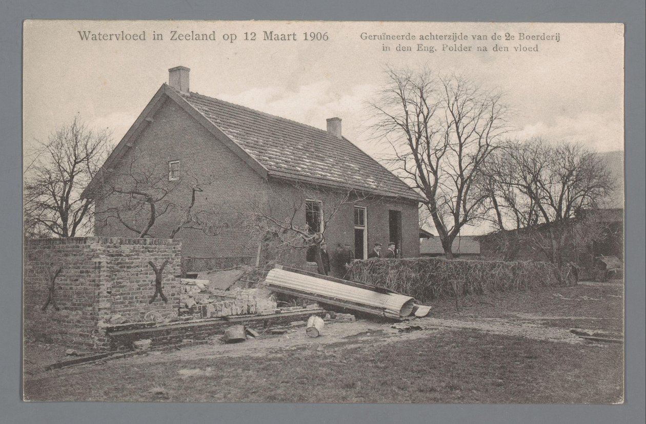 Flood in Zeeland by Gebroeders van Straaten