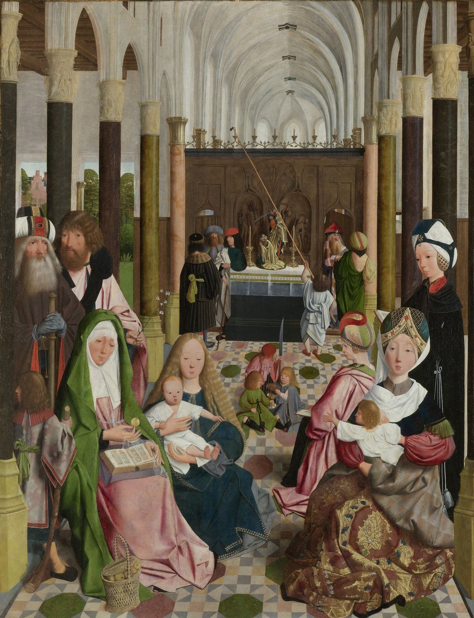 The Holy Kinship by Geertgen Tot sint Jans