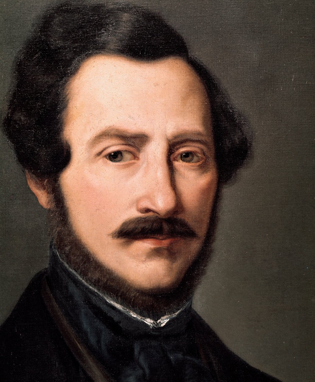 Portrait of the Italian Composer Gaetano Donizetti - Painting by Gennario Ruo, Naples Conservatorio di Musica San Pietro a Majella by Gennaro Ruo